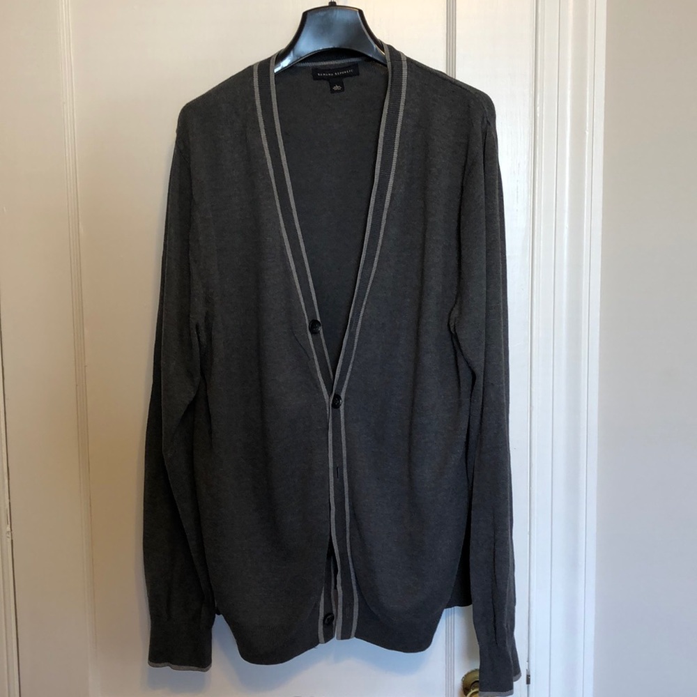Banana Republic Grey Cardigan